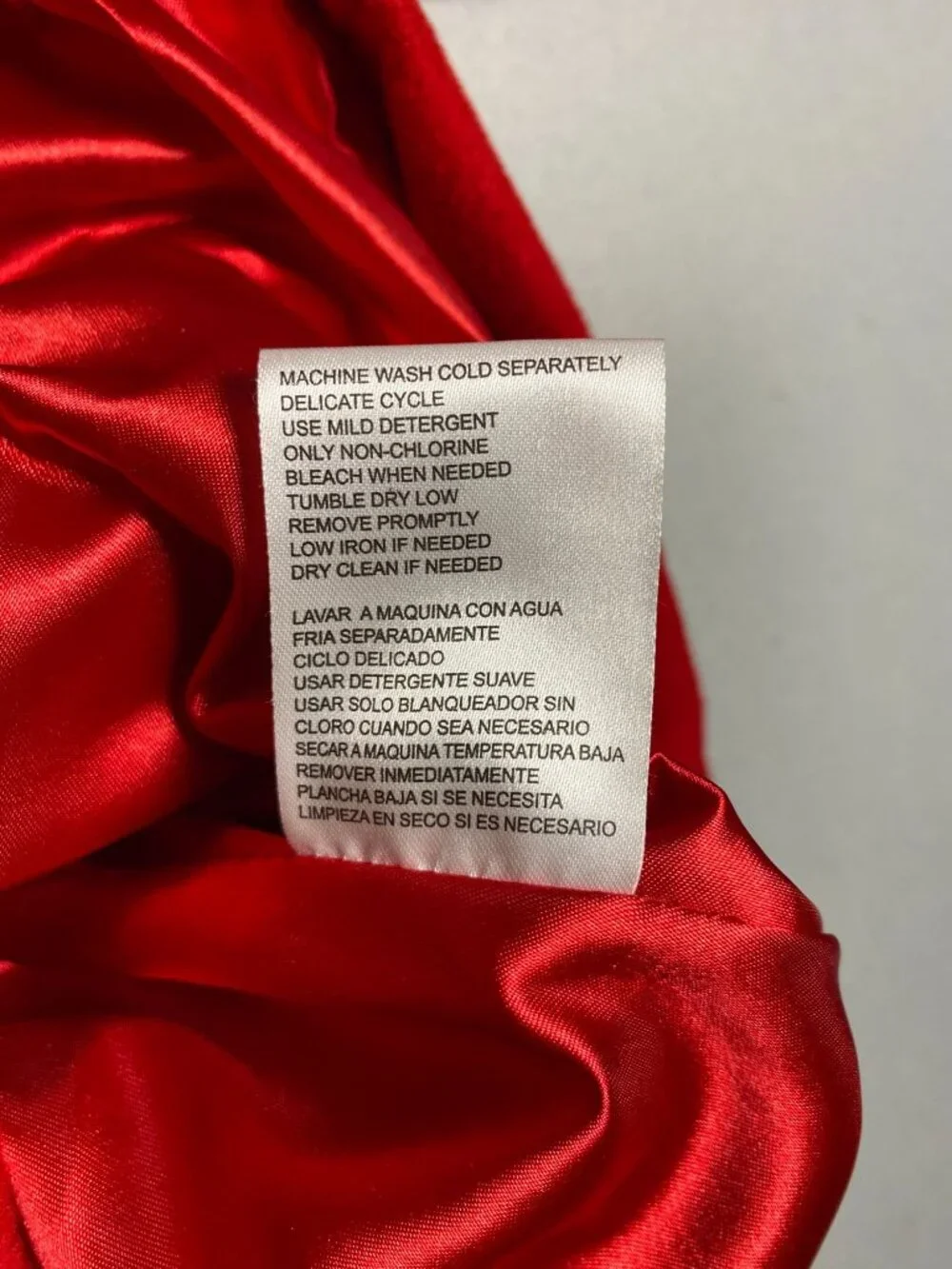 Pink Envelope Girls Red Double-Breasted Hooded Peacoat  L Polyester Winter Coat